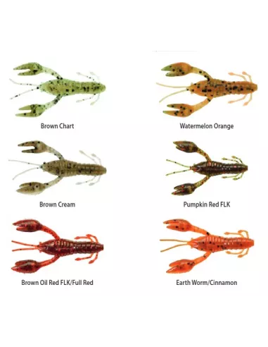 Leurre souple Hourra Craw Vib 5cm Gunki 