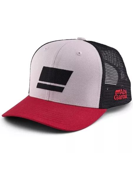 Flag Trucker Cap Grey Red Black Abu Garcia - Abu Garcia