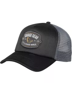 Casquette Badge Trucker cap Black Savage gear