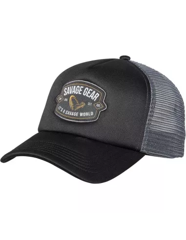 Black Savage gear Trucker cap Badge Cap - Savage Gear