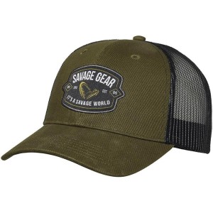 Casquette Badge Trucker cap green Savage gear