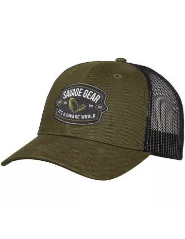 Trucker cap Badge green Savage gear - Savage Gear