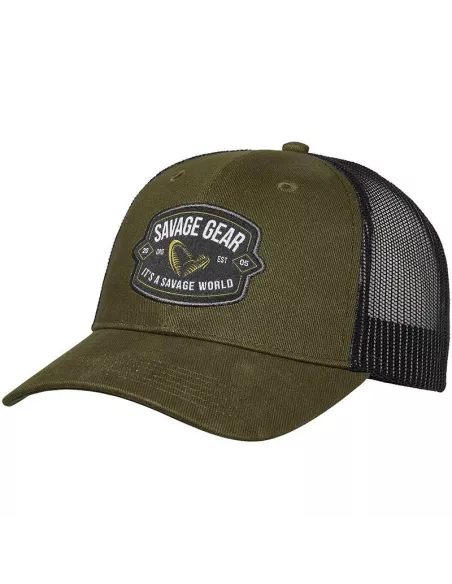Trucker cap Badge green Savage gear - Savage Gear