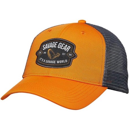 Casquette Badge Trucker cap orange Savage gear