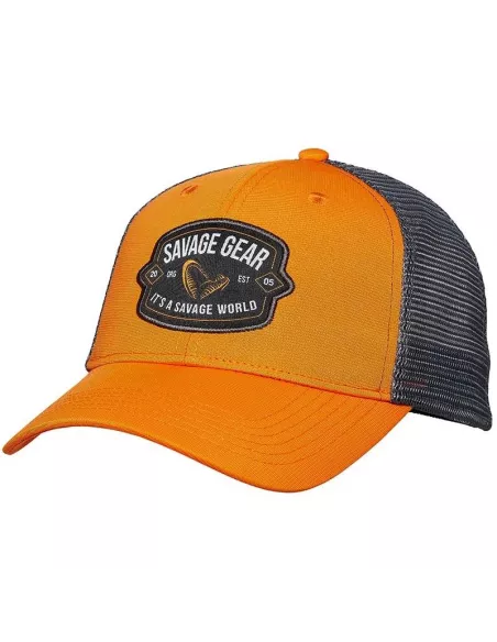 Orange Savage Gear Trucker Cap Badge Cap - Savage Gear