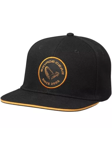 Black Orange Savage gear Flatbill Badge Cap - Savage Gear