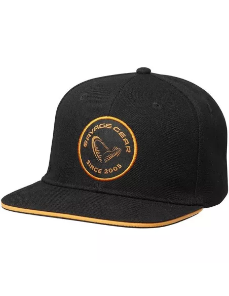 Black Orange Savage gear Flatbill Badge Cap - Savage Gear
