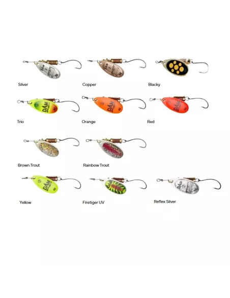 Spinner Cuiller Single Hook T1 3gr DAM - DAM