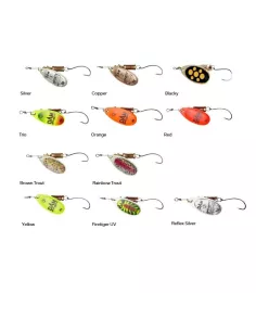 Cuiller Single Hook spinner T2 4gr DAM 2