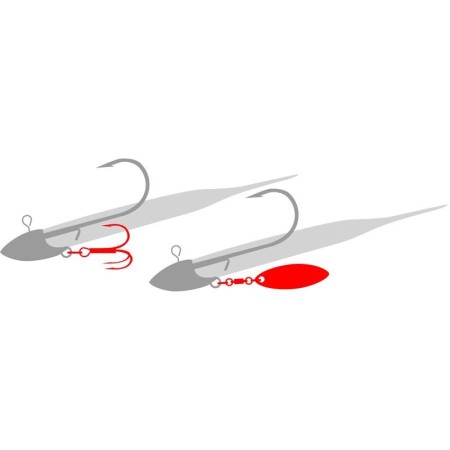 Tête plombée Agressor MUSTAD par 3