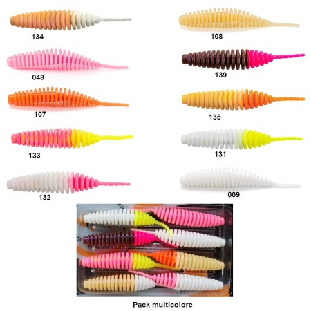 Leurre Souple Powerbait Power Larvea 5.5cm par 10 Berkley