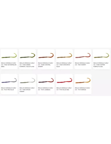 Leurre Souple Realis Wriggle Curly 9.6cm Duo