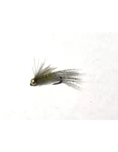 Nymphe Tungsten Peeping caddis Olive cs111