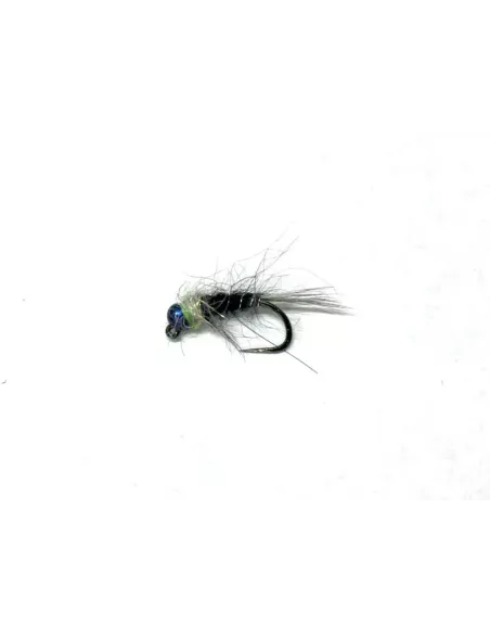 Nymphe Tungsten blue bead green white neck black cs118 - Carnassiers-Shop