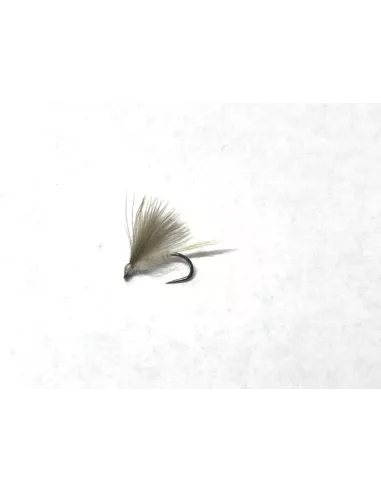 Weiße CDC-Emerger-Trockenfliege CS128 - Carnassiers-Shop