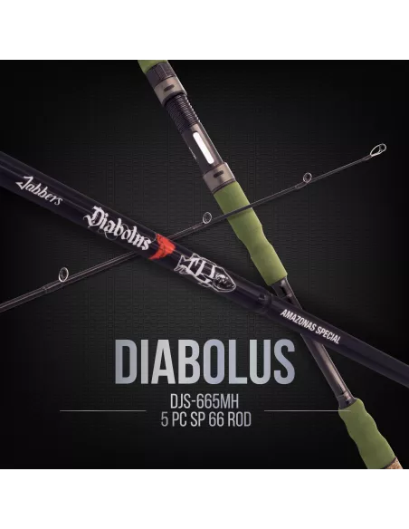 Diabolus travel spinning rod 10-56g 1.98m Jabbers - Jabbers