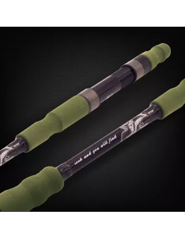Canna da spinning da viaggio Diabolus 10-56gr 1m98 Jabbers - Jabbers