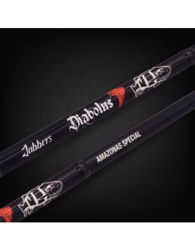 Canna da spinning da viaggio Diabolus 10-56gr 1m98 Jabbers - Jabbers