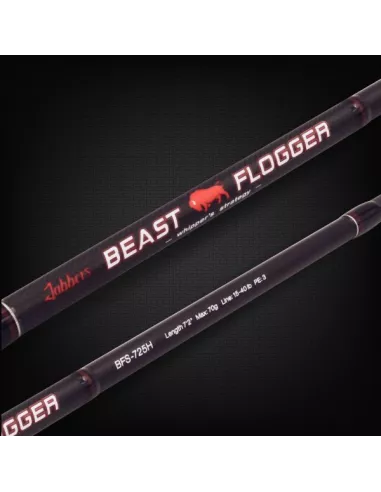 Canne da spinning Voyage Beast Flogger 10-70gr 2m18 Jabbers - Jabbers