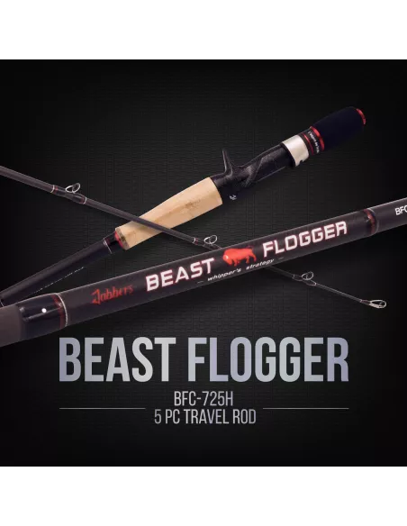 canna da casting da viaggio Beast Flogger 10-70gr 2m18 Jabbers - Jabbers