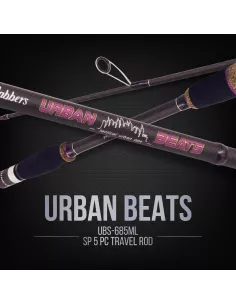 Urban beats travel spinning rod 5-28g 2.03m Jabbers