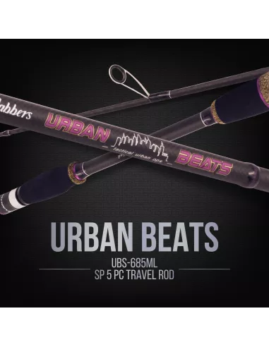 Urban beats travel spinning rod 5-28g 2.03m Jabbers - Jabbers