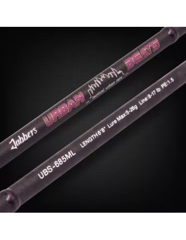 Urban beats travel spinning rod 5-28g 2.03m Jabbers - Jabbers