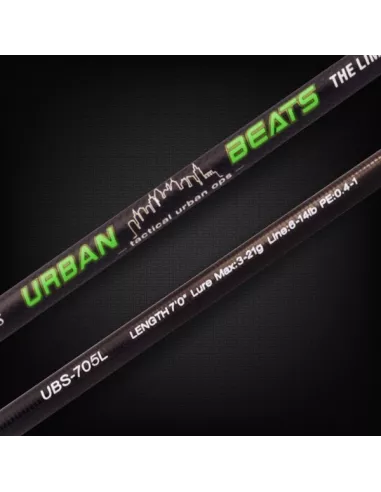 Urban beats travel spinning rod 3-21g 2.13m Jabbers - Jabbers