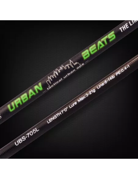 Canne spinning voyage Urban beats 3-21gr 2m13 Jabbers - Jabbers