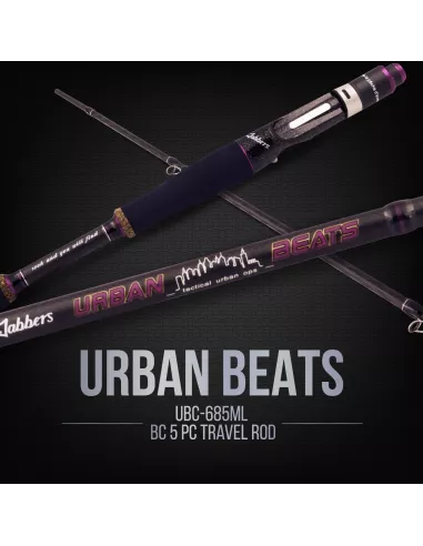 Canna da casting da viaggio Urban beats 5-28gr 2m03 Jabbers - Jabbers