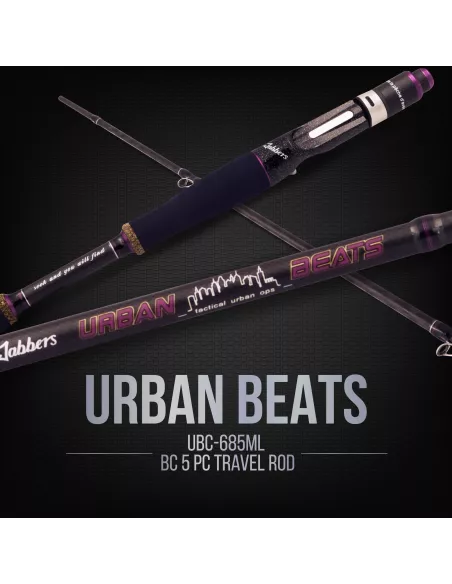 Travel casting rod Urban beats 5-28g 2.03m Jabbers - Jabbers