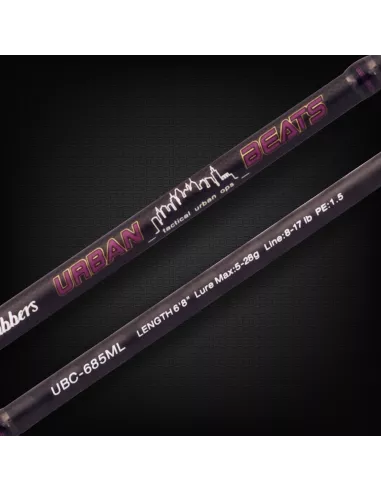 Canne casting voyage Urban beats 5-28gr 2m03 Jabbers - Jabbers