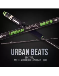 Canna da casting da viaggio Urban beats 3-21g 2,13m Jabbers
