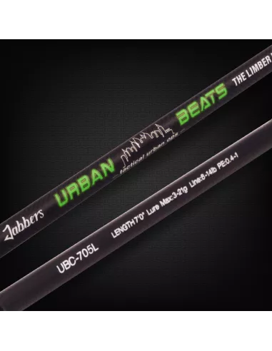 Canne casting voyage Urban beats 3-21gr 2m13 Jabbers - Jabbers