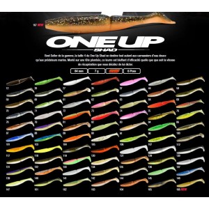 Leurre Souple One UP Shad 4" Sawamura 2