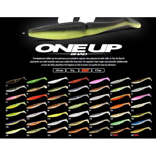 Leurre Souple One UP Shad 6" Sawamura