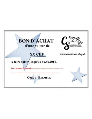 Gift Voucher 100.-Chf - 