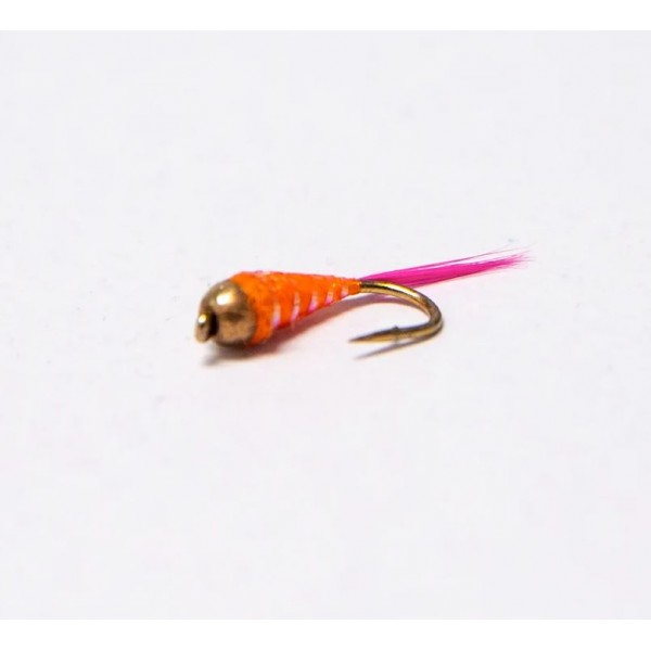 Nymphe Tungsten gold orange perdigon cs84