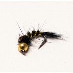 Nymphe Gold Tungsten Black Hares cs26