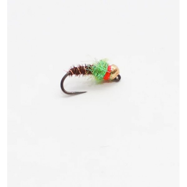 Nymphe Tungsten Pheasant Tail Green cs51