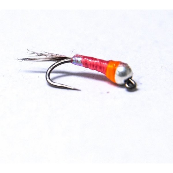 Nymphe Tungsten silver red orange euro jig cs91