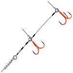 Bas de ligne Shallow Stinger Stainless 60 lbs UV Orange CWC