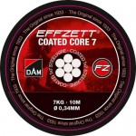 Bas de ligne acier Effzett Coated Core 7 Steeltrace Black - 10M DAM