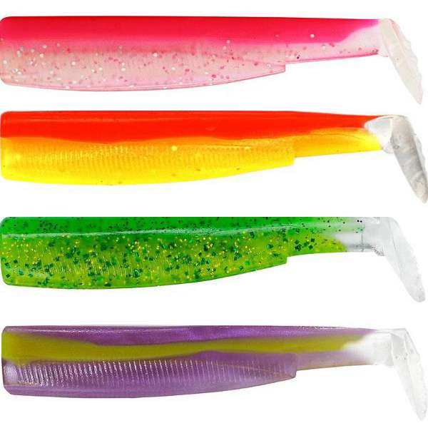 Leurre Souple Black Minnow 120 color box flashyl + rattle Fiiish