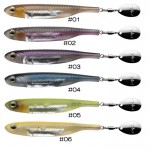 Leurre souple Flash J spin 7.5cm par 3 Fish Arrow