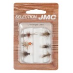 Mouches Selection Sedges JMC pack de 6