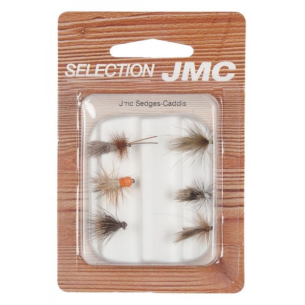 Mouches Selection Sedges JMC pack de 6
