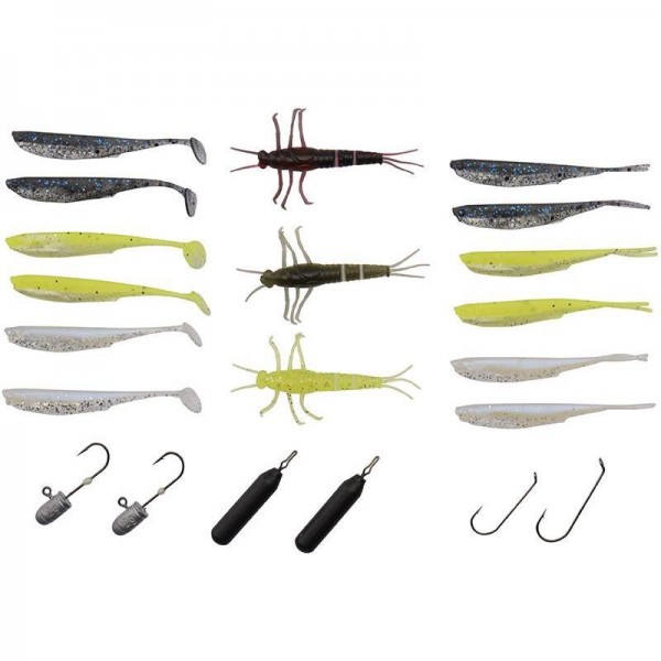 Kit Leurres Mini Perch 21pcs Savage gear