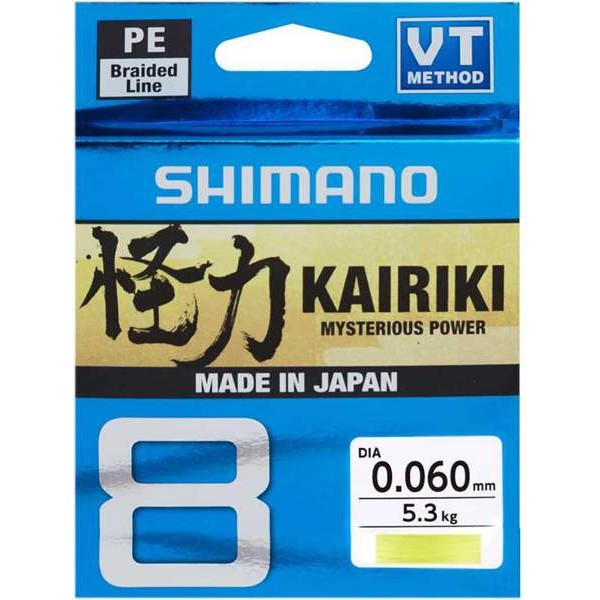 Tresse Kairiki Jaune SX8 150m Shimano