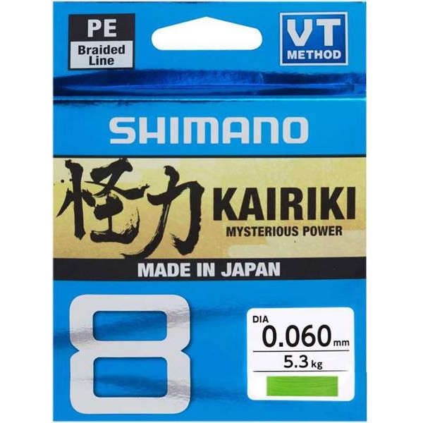 Tresse Kairiki Verte SX8 150m Shimano